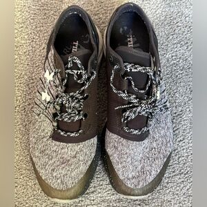 Under Armour Bandit2 Charged Athletic Shoes, Knit. Black/Gray Men’s Size 10.